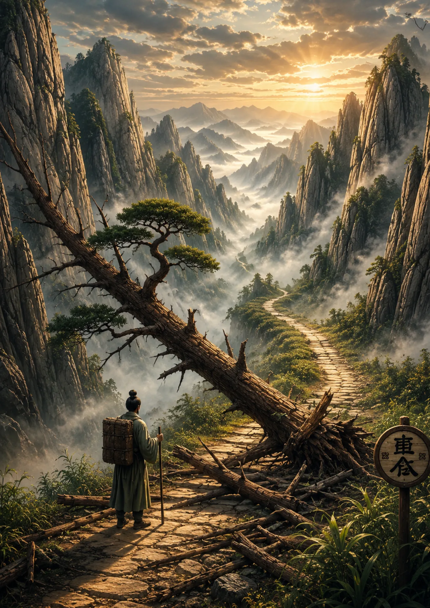 Hexagrama 39 – 蹇 Jiǎn – O Obstáculo