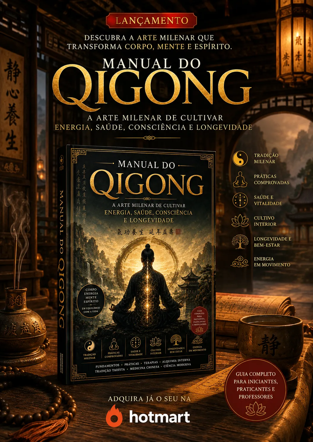 Manual do Qigong: A Arte Milenar de Cultivar Energia, Saúde, Consciência e Longevidade 1 Manual do Qigong: A Arte Milenar de Cultivar Energia, Saúde, Consciência e Longevidade
